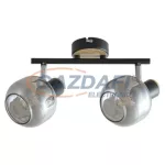  RÁBALUX 5398 Salazar, spot lámpa, E142X MAX40W, fekete/tölgy/füst 230V A++ -> E