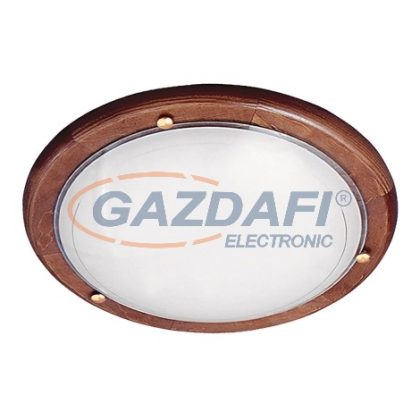   RÁBALUX 5417 Fa Ufo mennyezeti lámpaD30 E27 60W tölgy opál 230V