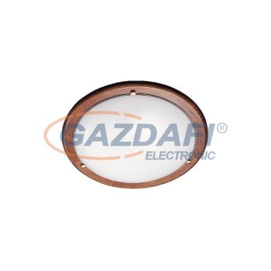 RÁBALUX 5427 Fa Ufo mennyezeti lámpa D38 E27 2x60W tölgy opál 230V