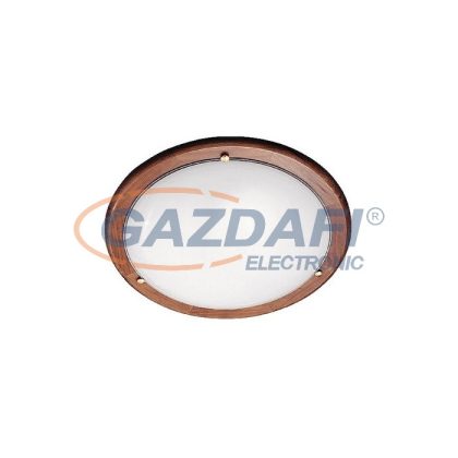   RÁBALUX 5427 Fa Ufo mennyezeti lámpa D38 E27 2x60W tölgy opál 230V