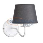   RÁBALUX 5479 Flavio, fali lámpa, E14 1X MAX 40W, fehér/szürke 230V