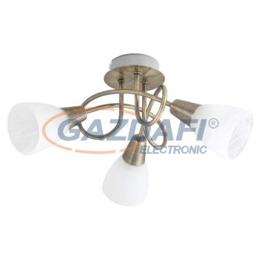 RÁBALUX 5533 Jenna menny.3x40W, antik bronz/alabástrom 230V