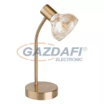   RÁBALUX 5554 Holly asztali lámpa, 1x15W, antikarany/borostyán 230V