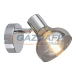   RÁBALUX 5555 Holly spot lámpa, 1x40W, króm/füstszínű üveg 230V A++ -> E