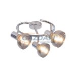   RÁBALUX 5558 Holly spot lámpa, 3x40W, króm/füstszínű üveg 230V A++ -> E
