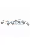 RÁBALUX 5562 Holly spot lámpa, 6x40W, króm/füstszínű üveg 230V A++ -> E RÁBALUX 5562 Holly spot lámpa, 6x40W, króm/füstszínű üveg 230V A++ -> E