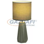   RÁBALUX 5703 Amiel, asztali lámpa E27 1X MAX 60W, zöld 230V