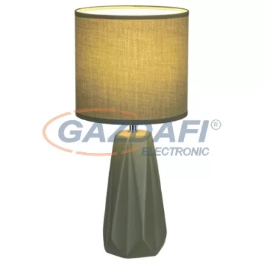 RÁBALUX 5703 Amiel, asztali lámpa E27 1X MAX 60W, zöld 230V