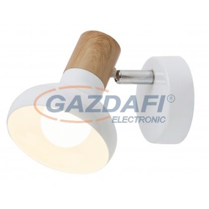   RÁBALUX 5943 Holly spot lámpa E14 1X 40W, fehér/ bükk 230V A++ -> E