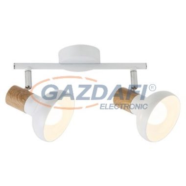 RÁBALUX 5944 Holly spot lámpa E14 2X 40W, fehér/ bükk 230V A++ -> E