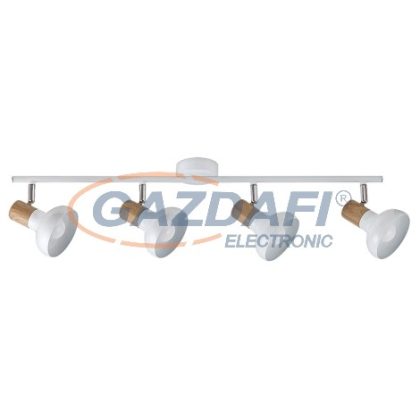  RÁBALUX 5947 Holly spot lámpa E14 4X 40W, fehér/ bükk 230V A++ -> E