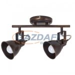   RÁBALUX 5963 Vivienne 2-es spot lámpa E14 2x max 40W kávé 230V A++ -> E