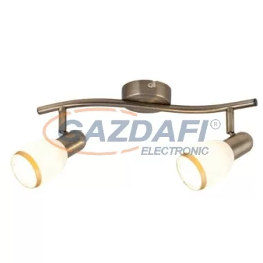 RÁBALUX 5971 Elite 2-es spot lámpa E14 2x max40W bronz 230V A++ -> E