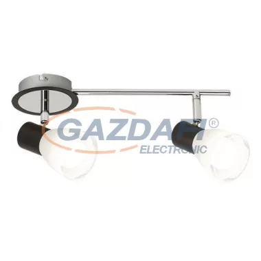 RÁBALUX 5977 Ati 2-es spot lámpa E14 2x max40W fekete/króm 230V A++ -> E