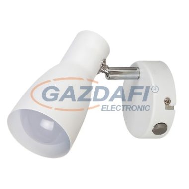 RÁBALUX 6025 Ebony 1-es spot lámpa E27 max20W fehér 230V A++ -> E
