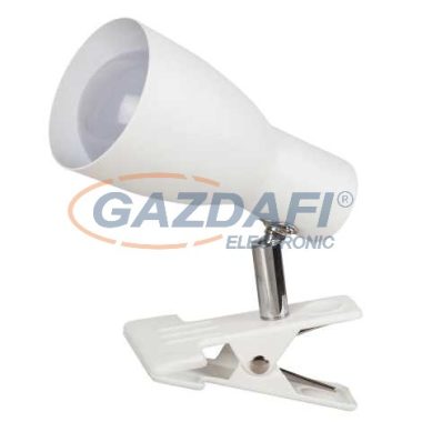 RÁBALUX 6026 Ebony 1-es csiptethető spot lámpa E27 max20W fehér 230V A++ -> E