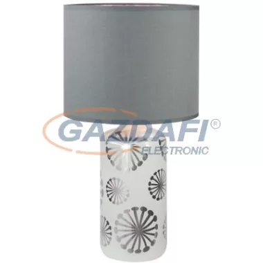 RÁBALUX 6029 Ginger, aszt. E27 1X MAX 60W, ezüst/szürke 230V