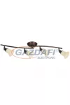 RÁBALUX 6068 Claire 4-es spot lámpa E14 4x40W barna 230V A++ -> E RÁBALUX 6068 Claire 4-es spot lámpa E14 4x40W barna 230V A++ -> E