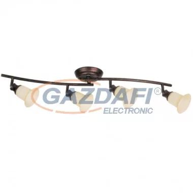 RÁBALUX 6068 Claire 4-es spot lámpa E14 4x40W barna 230V A++ -> E RÁBALUX 6068 Claire 4-es spot lámpa E14 4x40W barna 230V A++ -> E