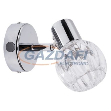 RÁBALUX 6091 Lauren 1-es spot lámpa E14 1x40W, króm 230V A++ -> E