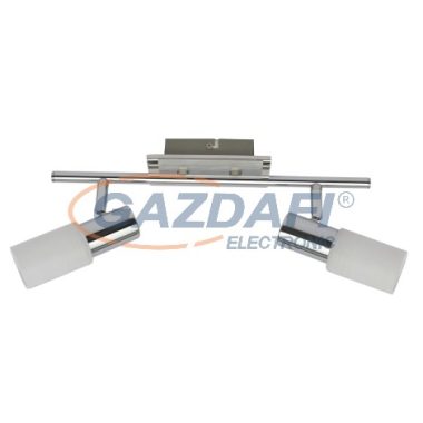 RÁBALUX 6097 Logan 2-es spot lámpa E14 2x40W króm 230V A++ -> E