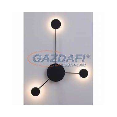 RÁBALUX 6259 Amadeo mennyezeti lámpa LED 10,5W fekete 230V 4000K 750lm A