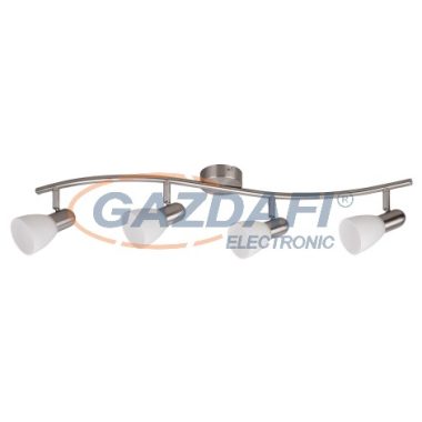 RÁBALUX 6304 Soma 4-es spot lámpa E14 4x40W szatén króm opál 230V A++ -> E