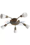 RÁBALUX 6310 Soma 5-ös mennyezeti lámpa E14 5x40W bronz opál 230V