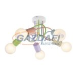   RÁBALUX 6340 Linett, mennyezeti lámpa, E14 5X MAX 40W, többszínű 230V