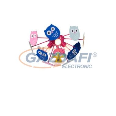 RÁBALUX 6389 Birdy mennyezeti lámpa E14 3X MAX40W többszínű 230V