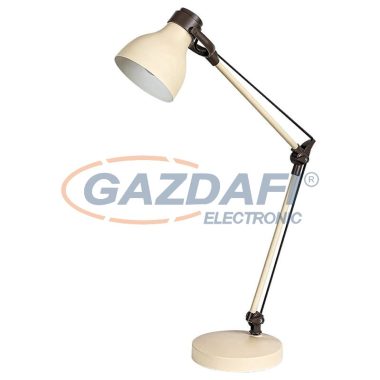 RÁBALUX 6410 Carter, asztali lámpa E14 1X MAX 11W, bézs/barna 230V