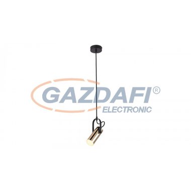 RÁBALUX 6429 Raven Függeszték LED 5W Matt fekete/arany 230V  3000K 400lm A