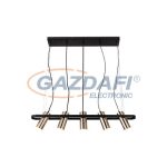   RÁBALUX 6430 Raven Függ LED 25W Matt fekete/arany 230V  3000K 2000lm A