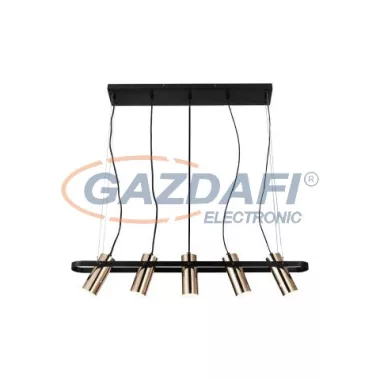 RÁBALUX 6430 Raven Függ LED 25W Matt fekete/arany 230V  3000K 2000lm A