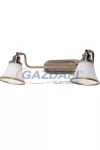 RÁBALUX 6546 Grando 2-es fali lámpa E14 2x40Wbronz/fehér 230V A++ -> E