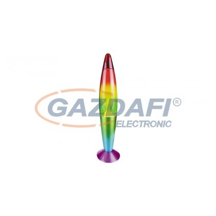   RÁBALUX 7011 Lollipop rainbow dekor lámpa, G45 25W, többszínű 230V A++ -> E