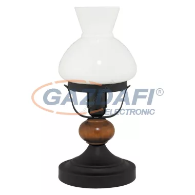 RÁBALUX 7072 Petronel asztali lámpa E27, 60W mattfekete 230V