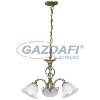 RÁBALUX 7133 Beckworth 3 ágú csillár E14 3x40W bronz 230V     A++ -> E
