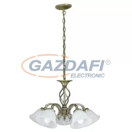   RÁBALUX 7135 Beckworth 5 ágú csillár E14 5x40W bronz 230V     A++ -> E