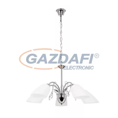 RÁBALUX 7185 Paulina 5 ágú csillár E27 5x max60W króm 230V