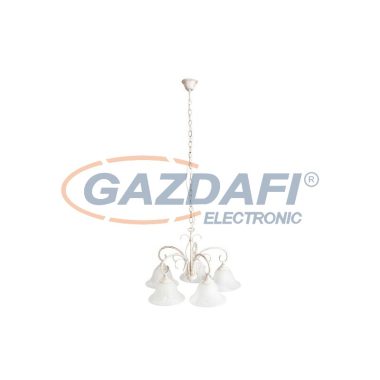 RÁBALUX 7191 Katherine függeszték E27 5x60W a.fehér 230V