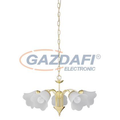   RÁBALUX 7235 Rafaella 5 ágú csillár E14 5x40W arany 230V     A++ -> E