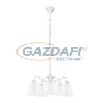   RÁBALUX 7261 Fabiola 5-ös függeszték,E27 5x40W,a.fehér/opál 230V     A++ -> E