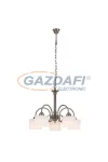 RÁBALUX 7276 Edith klasszik függeszték, 5x60W,a.sárgaréz 230V     A++ -> E