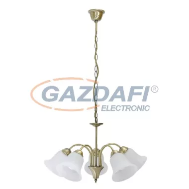 RÁBALUX 7375 Francesca 5 ágú csillár E14 5x40W bronz 230V     A++ -> E