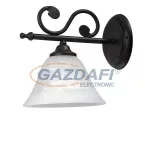 RÁBALUX 7771 Dorothea falikar E14 40W matt fekete 230V