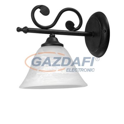 RÁBALUX 7771 Dorothea falikar E14 40W matt fekete 230V