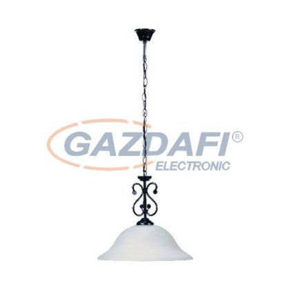   RÁBALUX 7776 Dorothea függeszték E27 60W matt fekete 230V     A++ -> E