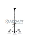 RÁBALUX 7813 Athen 3 ágú csillár E14 3x40W matt fekete 230V     A++ -> E