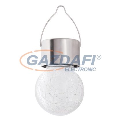   RÁBALUX 7850 Yola kültéri szolárlámpa, mozgásérzékelős, szatin króm, LED 0,06W 3000K 1lm